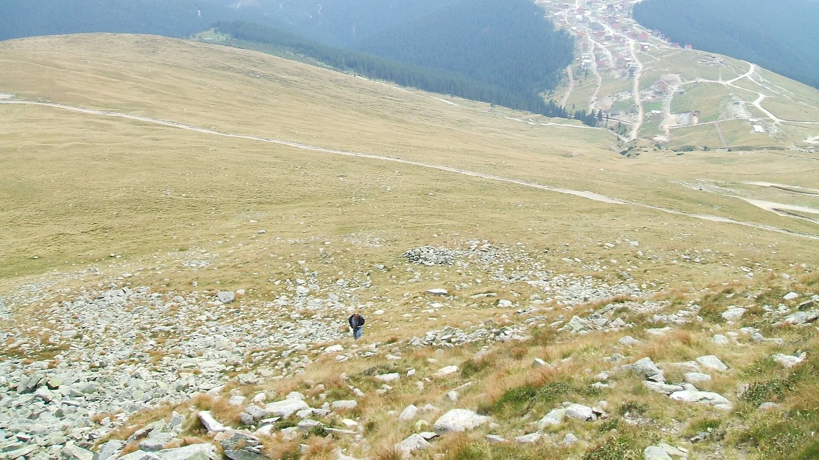 Peisaj montan la Rânca, în Munții Parâng